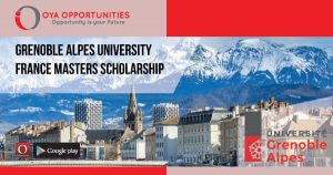 Grenoble Alpes University France Masters Scholarship