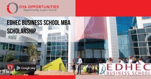 EDHEC Business School MBA Scholarship