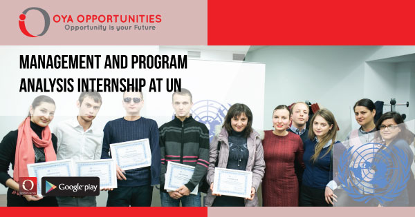 Management and Program Analysis Internship at UN