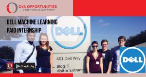 Dell Machine Learning Paid Internship