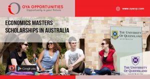 Economics Masters Scholarships in Australia