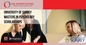 University of Surrey Masters in Psychology Scholarships