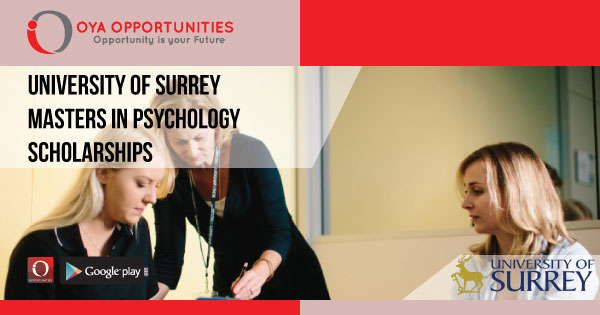 University of Surrey Masters in Psychology Scholarships