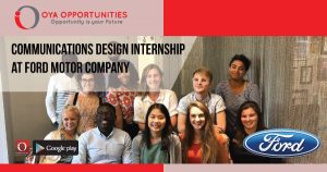 Communications Design Internship at Ford Motor Company