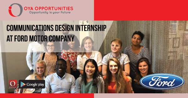Communications Design Internship at Ford Motor Company