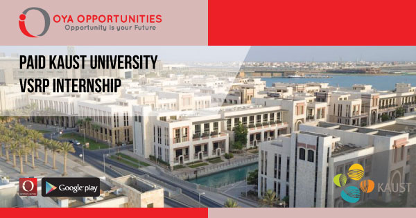 Paid KAUST University VSRP Internship