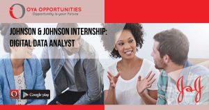 Johnson & Johnson Internship: Digital Data Analyst