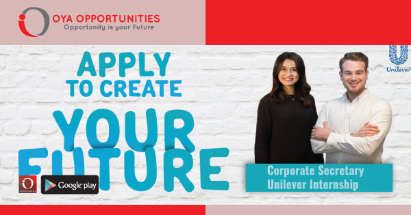 To become a Corporate Secretary at Unilever you must at least be a university student