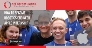 How To Become Robotics Engineer | Apple Internship