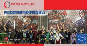 Paid CERN Internship in Geneva
