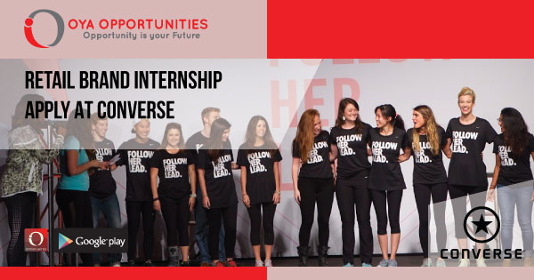 Retail Brand Internship | Apply at Converse