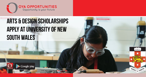 Arts & Design Scholarships | Apply at University of New South Wales