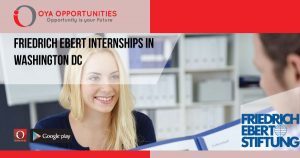 Friedrich Ebert Internships in Washington DC