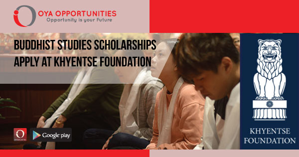 Buddhist Studies Scholarships | Apply at Khyentse Foundation