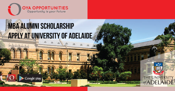 MBA Alumni Scholarship | Apply at University of Adelaide