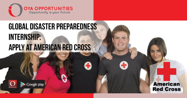 Global Disaster Preparedness Internship | Apply at American Red Cross
