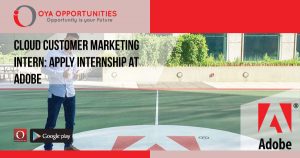 Cloud Customer Marketing Intern | Apply Internship at Adobe