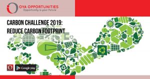 Carbon Challenge 2019: Reduce Carbon Footprint
