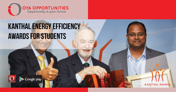 Kanthal Energy Efficiency Awards For Students