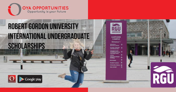 Robert Gordon University International Undergraduate Scholarships