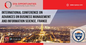 International Conference on Advances on Business Management and Information Science, France