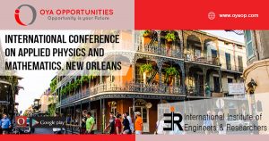 ISER - International Conference on Applied Physics and Mathematics, New Orleans