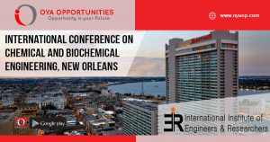 IIER - International Conference on Chemical and Biochemical Engineering, New Orleans