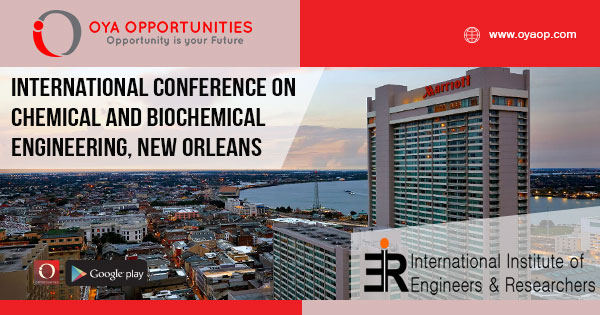 IIER - International Conference on Chemical and Biochemical Engineering, New Orleans