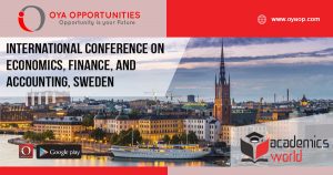 International Conference on Economics, Finance, and Accounting, Sweden