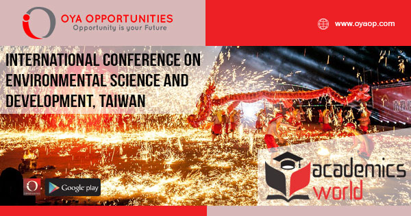 International Conference on Environmental Science and Development, Taiwan