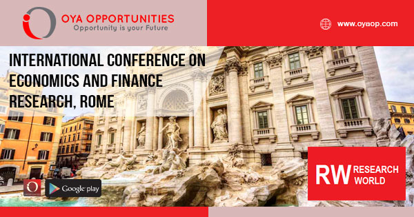 RW - International Conference on Economics and Finance Research, Rome