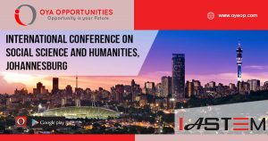 International Conference on Social Science and Humanities, Johannesburg