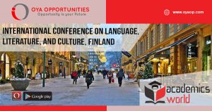 International Conference on Language, Literature, and Culture, Finland