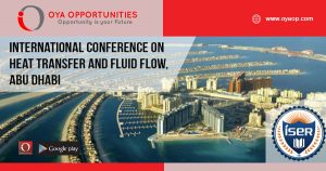 International Conference on Heat Transfer and Fluid Flow, Abu Dhabi