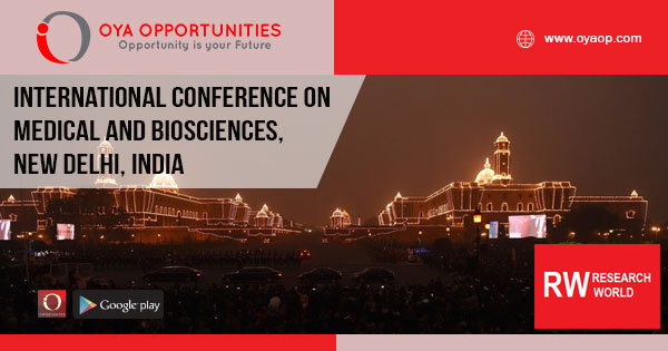 International Conference on Medical and Biosciences, New Delhi, India
