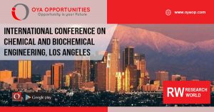 International Conference on Chemical and Biochemical Engineering 2019, Los Angeles