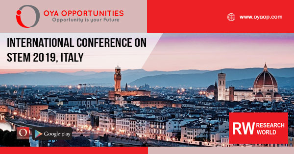 International Conference on STEM 2019, Italy