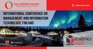 International Conference on Management and Information Technology, Finland