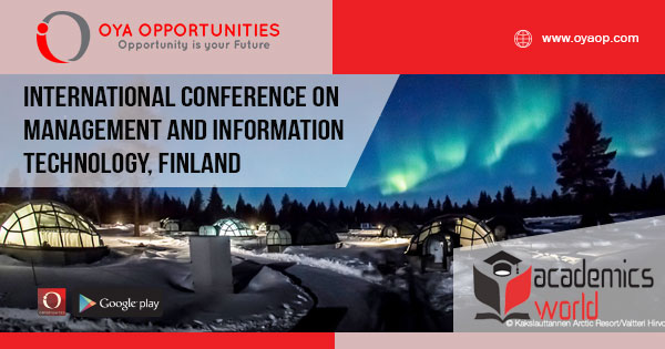 International Conference on Management and Information Technology, Finland