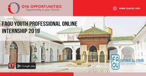 FAOU Youth Professional Online Internship 2019