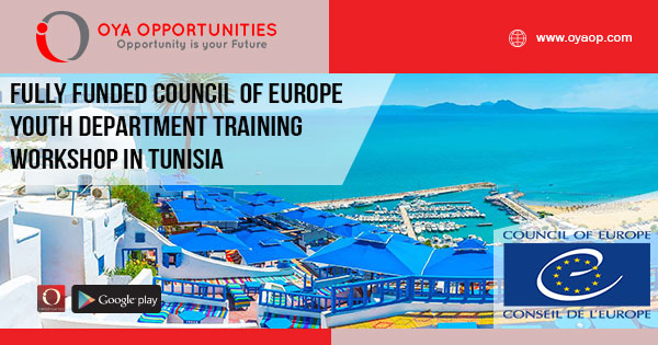 Fully Funded Council of Europe Youth Department Training Workshop in Tunisia