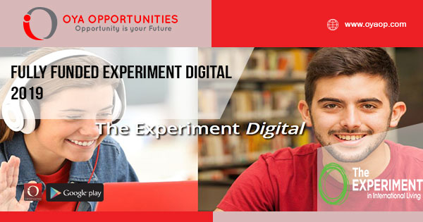 Fully Funded Experiment Digital 2019