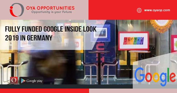 Fully Funded Google Inside Look 2019 in Germany