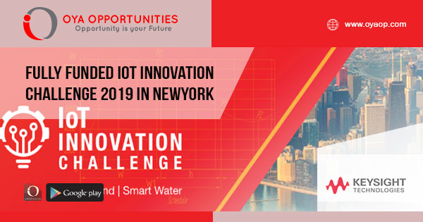 Fully Funded IoT Innovation Challenge 2019 in NewYork