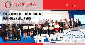 Fully Funded L’Oréal-UNESCO Maghreb Fellowship