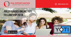 Fully Funded Online Yoti Fellowship 2019
