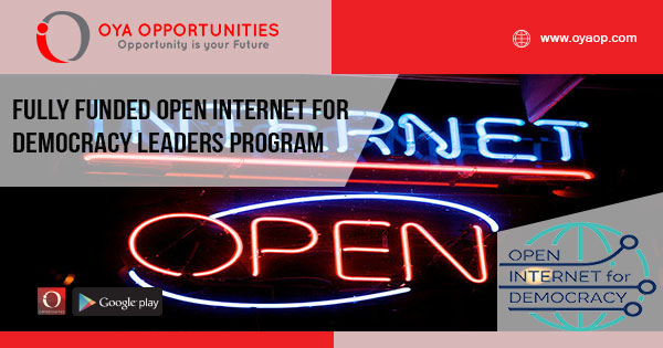 Fully Funded Open Internet For Democracy Leaders Program