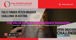 Fully Funded Peter Drucker Challenge in Austria