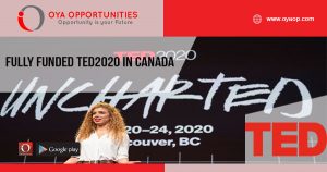 Fully Funded TED2020 in Canada