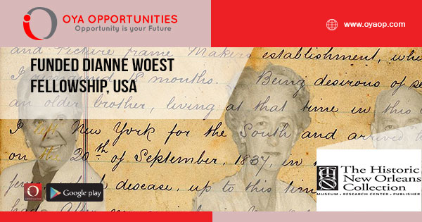 Funded Dianne Woest Fellowship, USA